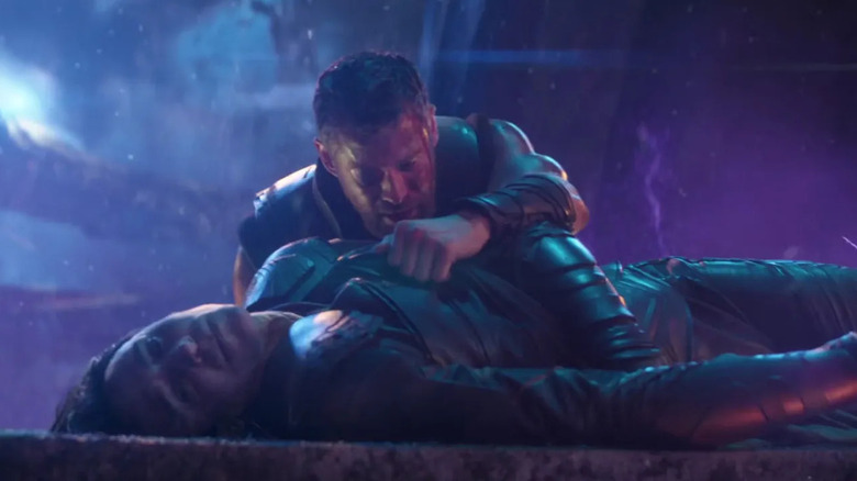 Thor mourns Loki