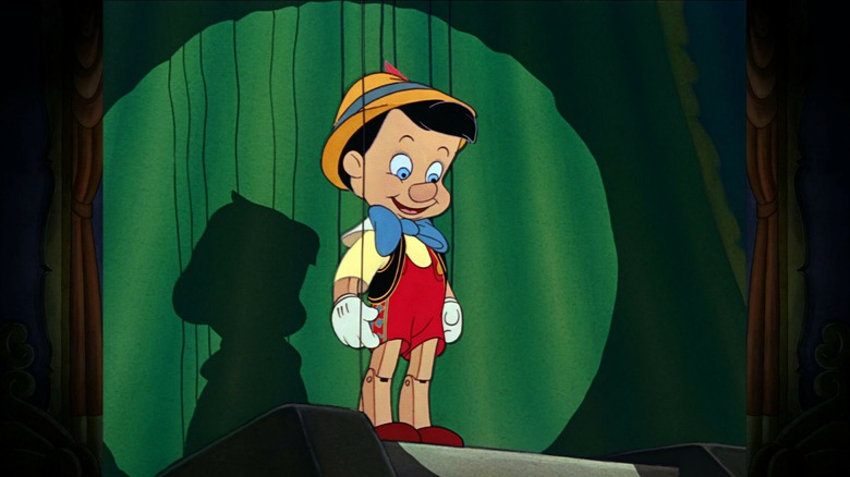 Pinocchio performing as a puppet in Pinocchio (1940)