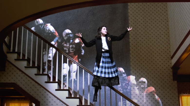 Lydia dances with ghosts in Beetlejuice