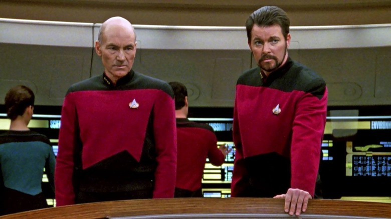 Star Trek: The Next Generation Picard and Riker