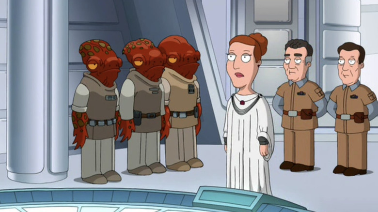 Angela as Mon Mothma in Family Guy It's A Trap!