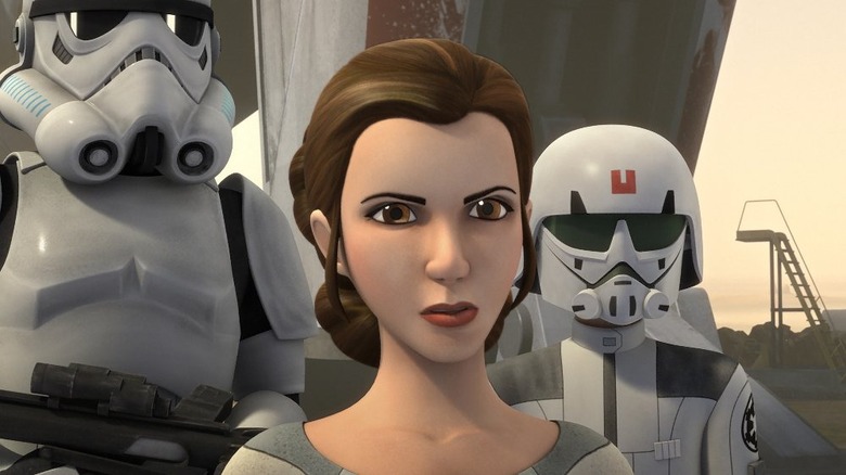 Star Wars Rebels Leia with Stormtroopers