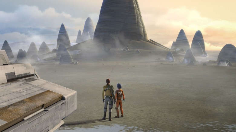 Star Wars Rebels Kanan and Ezra on Lothal