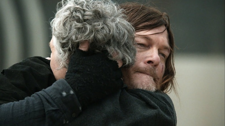 Daryl says goodbye to Carol