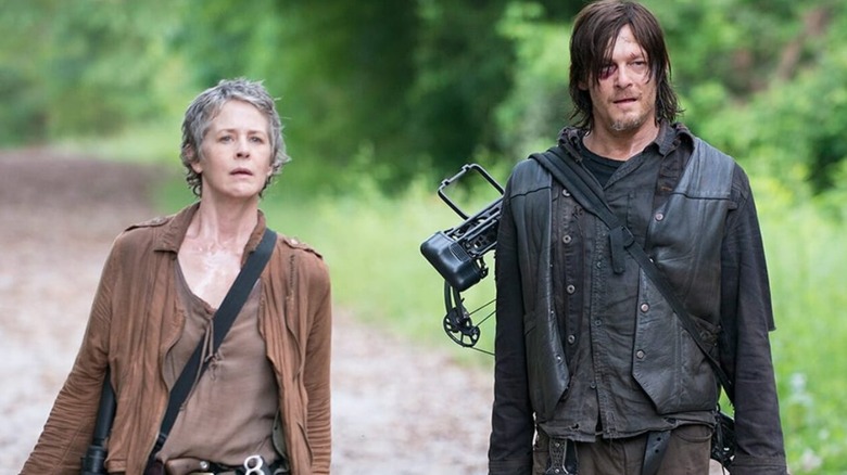 Daryl and Carol on road