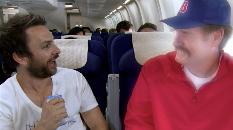 Charlie Day and Wade Boggs in It's Always Sunny in Philadelphia