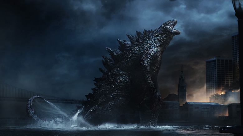 Godzilla 2014 ruge em São Francisco 