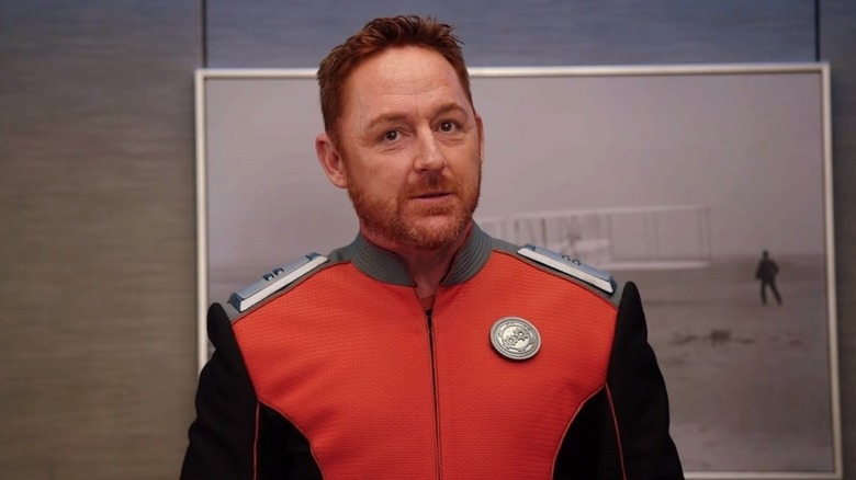 Scott Grimes as Lt. Gordon Malloy in "The Orville"