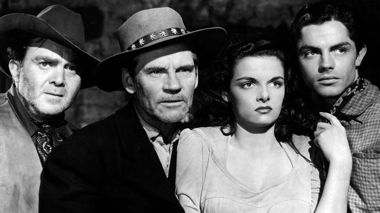 Thomas Mitchell Walter Huston Jane Russell Jack Buetel