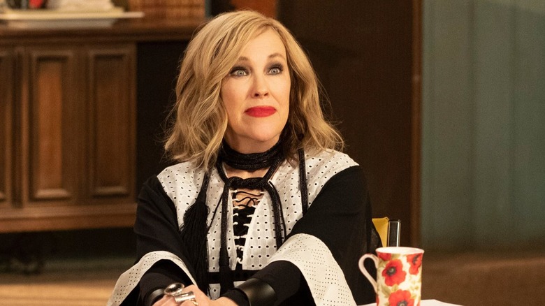 Catherine O'Hara as Moira in Schitt's Creek