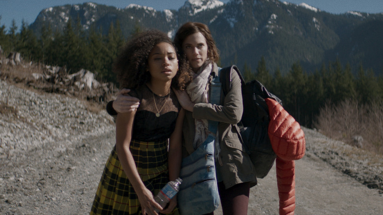 Logan Browning and Allison Williams in The Perfection