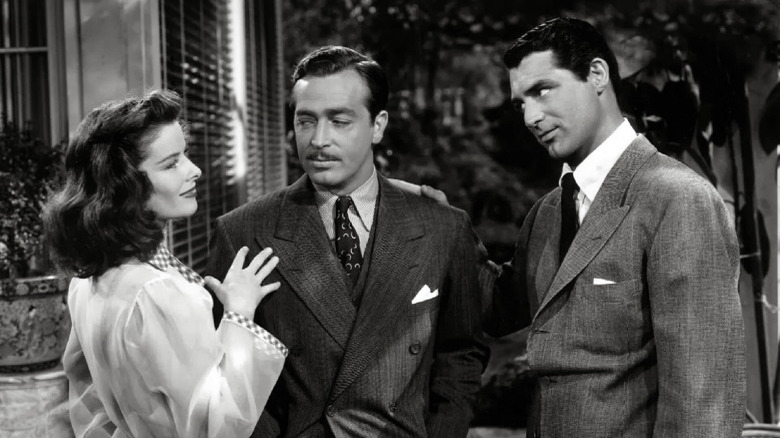 Tracy, George, and Dexter in The Philadelphia Story