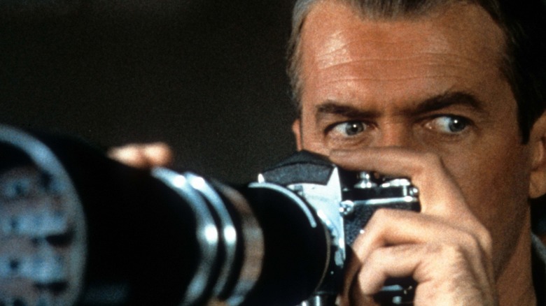 Jimmy Stewart in Rear Window