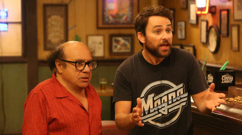 Danny DeVito and Charlie Day in It's Always Sunny in Philadelphia