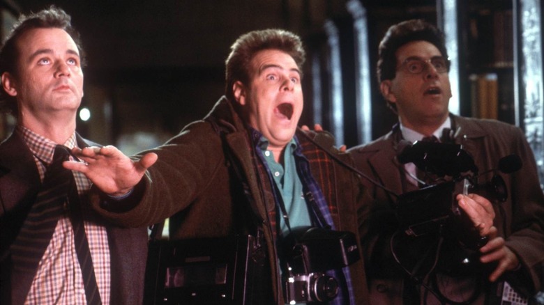 Ray, Egon and Peter screaming