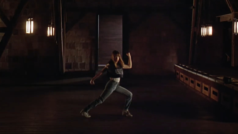 Julie Pierce training in The Next Karate Kid