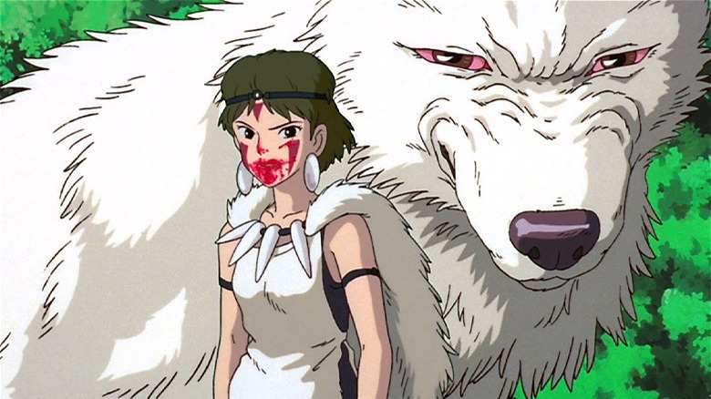 Princess Mononoke with Moro