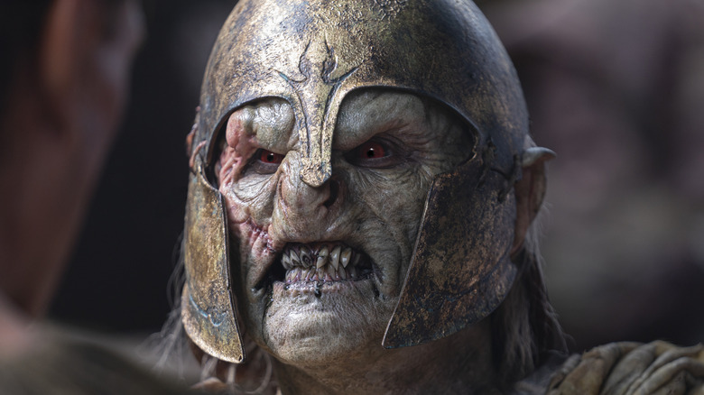 The Rings of Power - grimacing orc