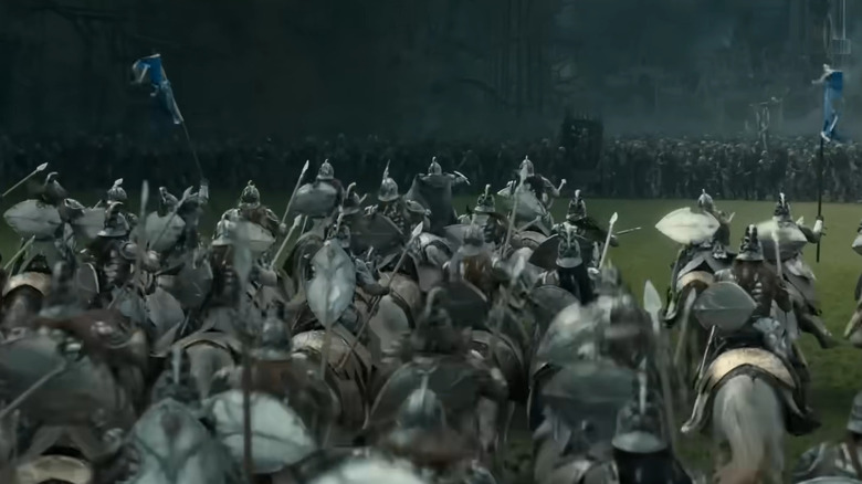 Elrond leads cavalry charge