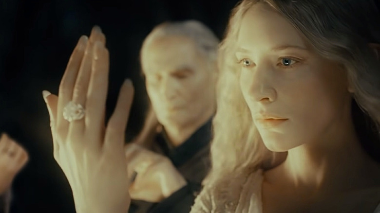 Cate Blanchett as Galadriel in The Lord of the Rings: The Fellowship of the Ring