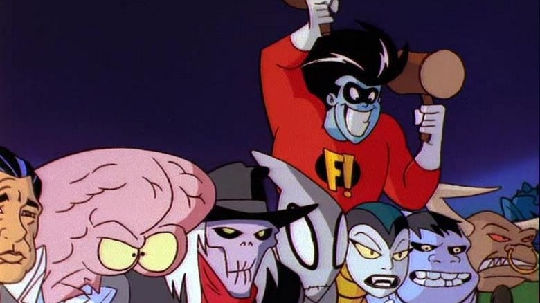 freakazoid hits villain heads with hammers