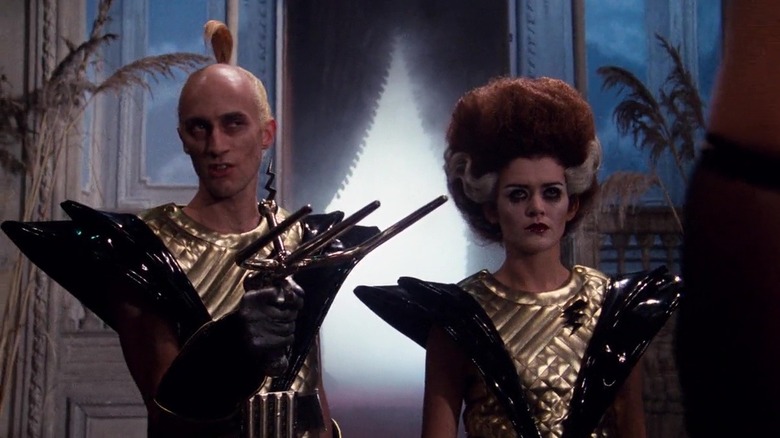 Richard O'Brien and Patricia Quinn in The Rocky Horror Picture Show