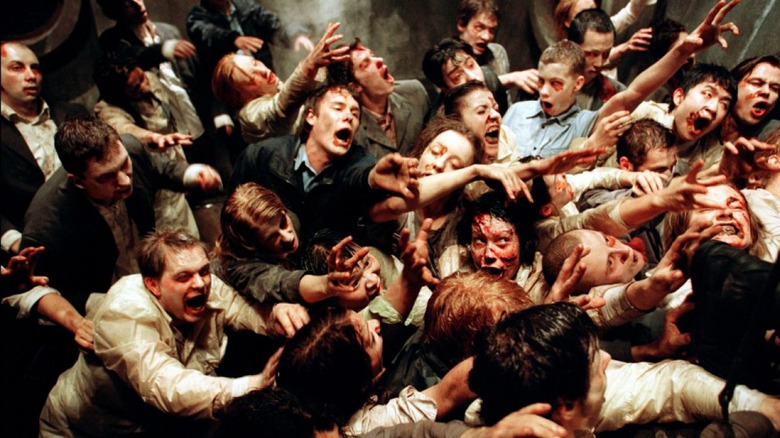 The undead in Resident Evil (2002)