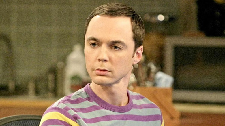 Sheldon staring confused The Big Bang Theory