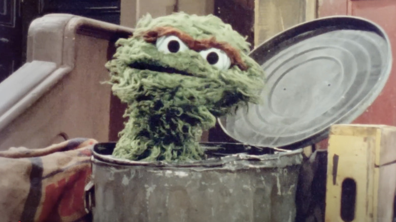 Oscar the Grouch in an older episode of Sesame Street from the documentary Street Gang: How We Got to Sesame Street