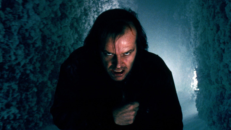 Jack Nicholson freezing in The Shining (1980)