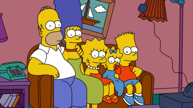 The Simpson family is located on its skeleton in the Simpson family