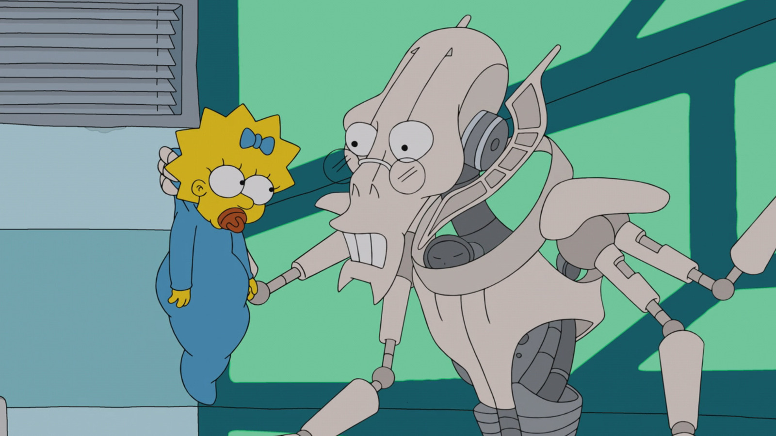 The Simpsons cut a Mandalorian moment from their first Star Wars short
