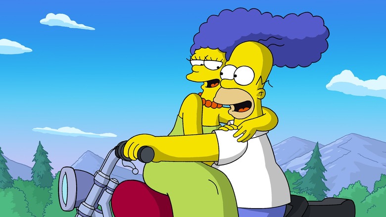 Marge and Homer Simpson