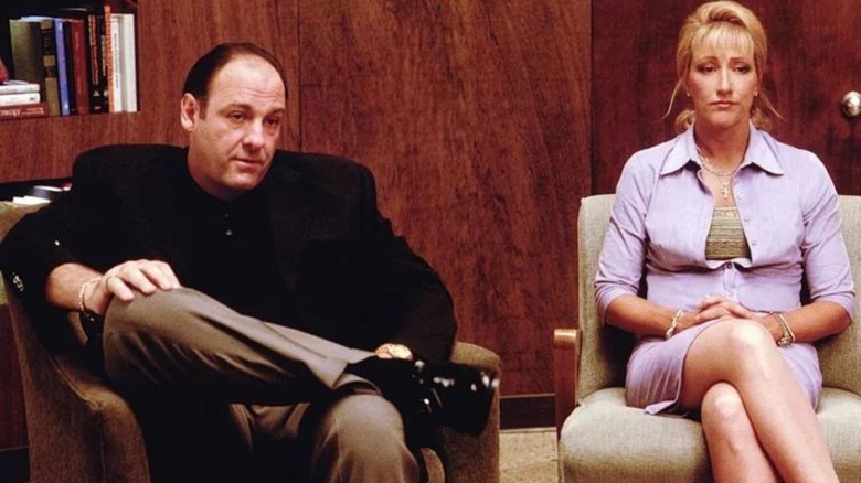 James Gandolfini as Tony Soprano in The Sopranos