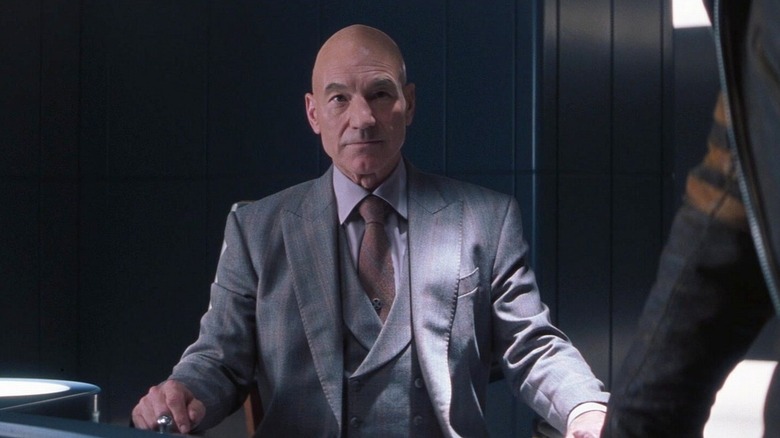 Professor X as he appeared in the 2000 film X-Men.