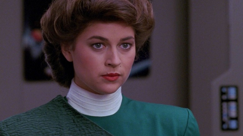 A hologram of Dr. Leah Brahms on Star Trek: The Next Generation.