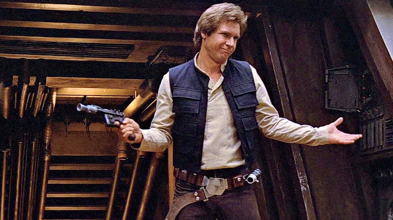 Harrison Ford sebagai Han Solo di Star Wars Episode VI: Kembalinya Jedi