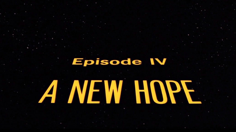 Star Wars A New Hope opening crawl