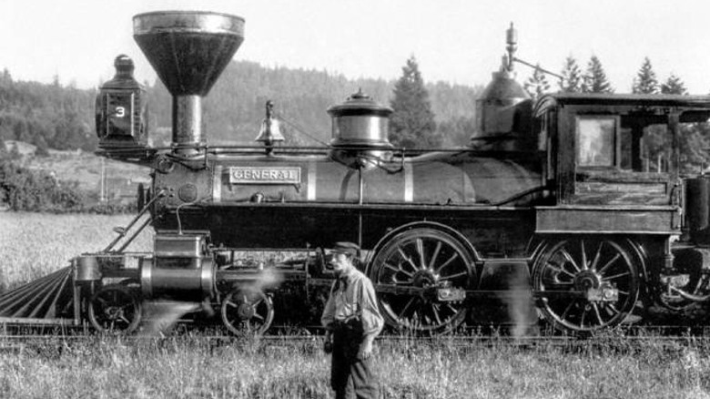 Buster Keaton and the General in The General