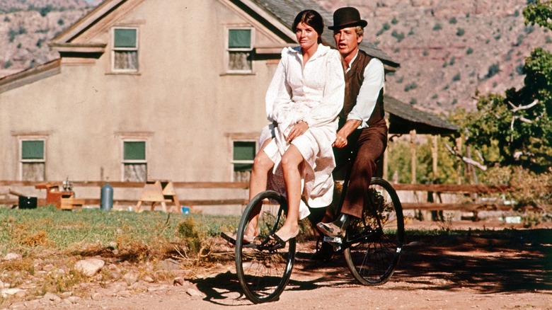 Butch Cassidy Sundance Kid bicycle scene