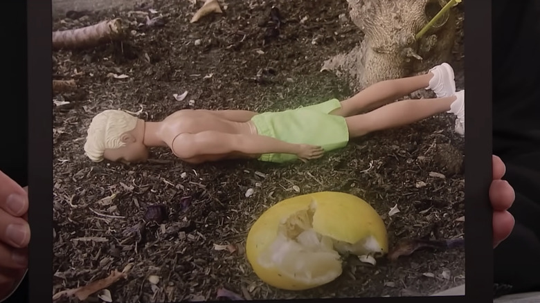 Ryan Gosling's Ken in the dirt