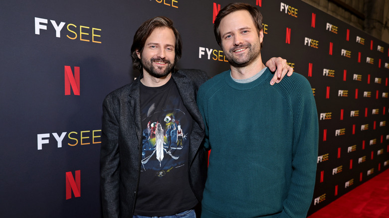 The Duffer Brothers on the red carpet