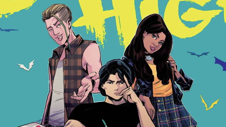 Gotham High cover: Jack, Bruce, and Selina