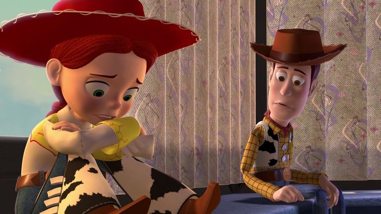 Jessie the Yodeling Cowgirl and Sheriff Woody