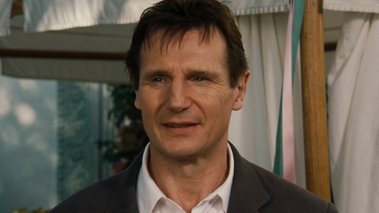 Liam Neeson's Bryan Mills smiles in Taken