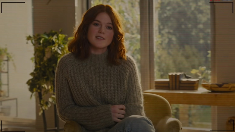 Rose Leslie in The Time Traveler's Wife in a documentary setting