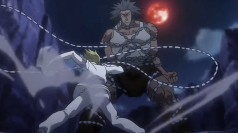 Hunter x Hunter Kurapika kills Uvogin chains