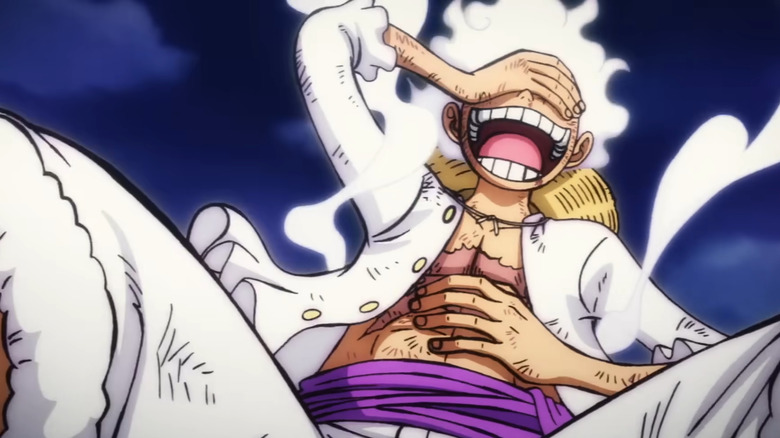 Luffy laughing