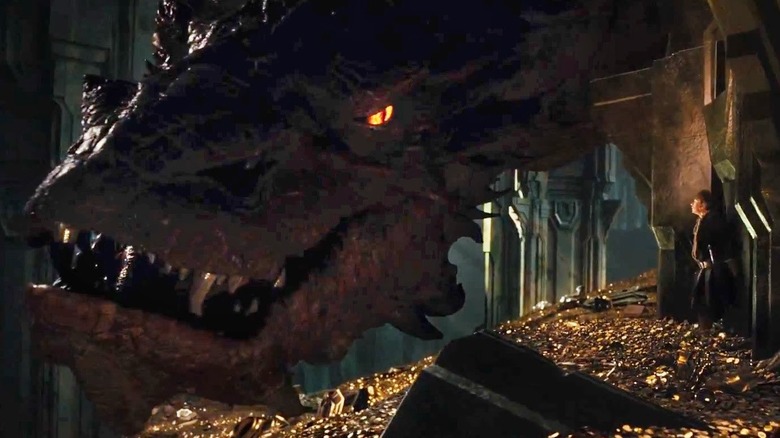 Smaug with his gold
