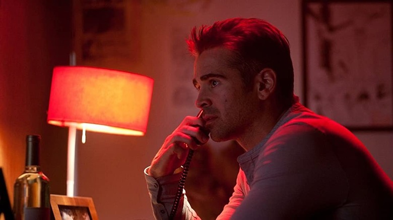 Colin Farrell on phone